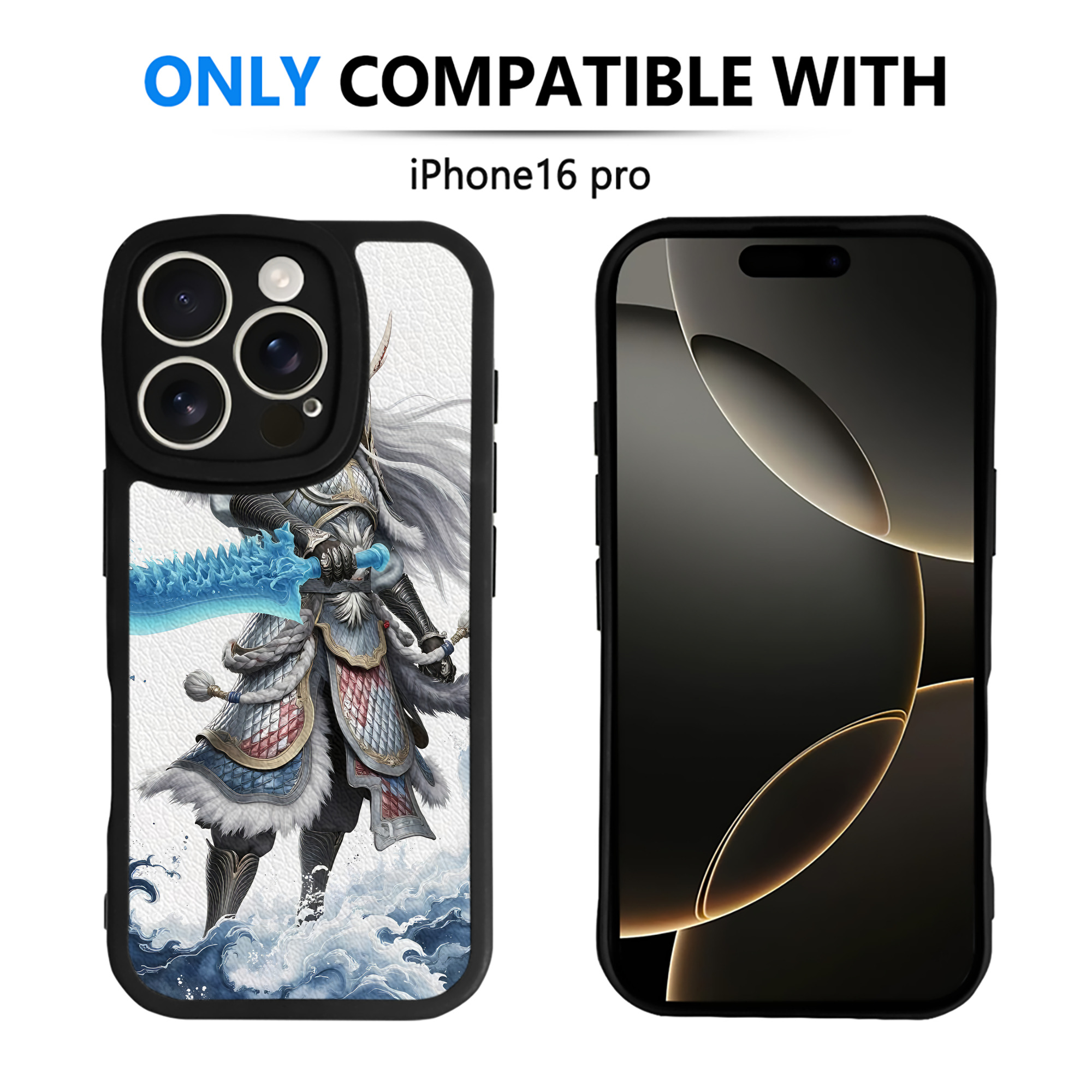 （画像用） Ne Zha 2 ナタ 魔童の大暴れ 【iPhone 16シリーズ対応】シリコンスマホケース（レザー調） 材質：シリコン